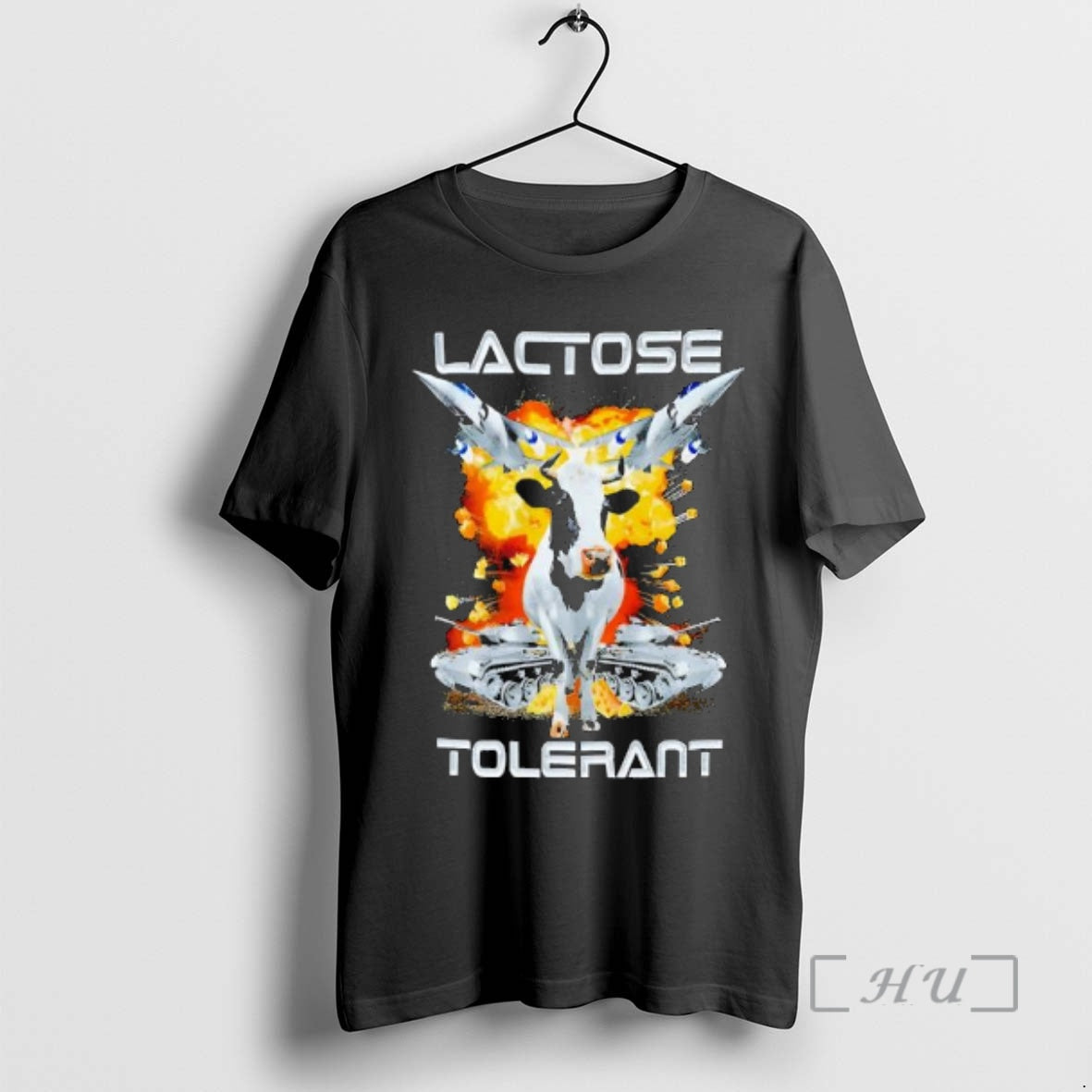 Officials Lactose Tolerant Funny Cow Farm Graphic