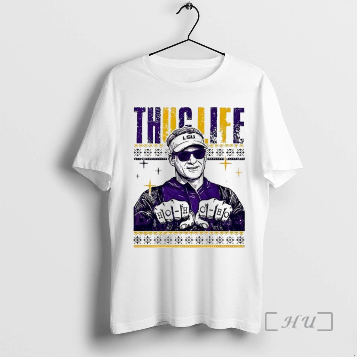 Officials Lane Kiffin Thug Life Ho Ho Ho Christmas