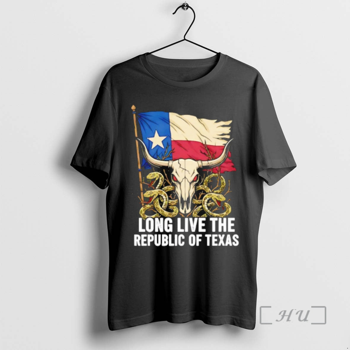 Officials Long Live The Republic Of Texas Bull Head