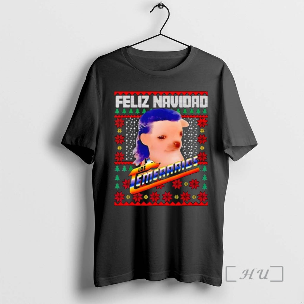 Officials Los Temerarios Dog Merry Christmas Feliz Navidad