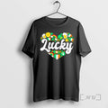 Officials Lucky Heart Patricks Day Retro