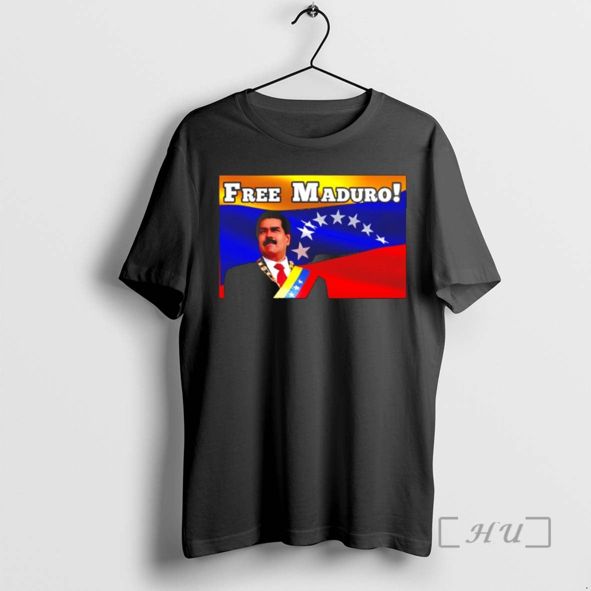 Officials Maduro Captured Free Maduro Political Protest Venezuela Flag