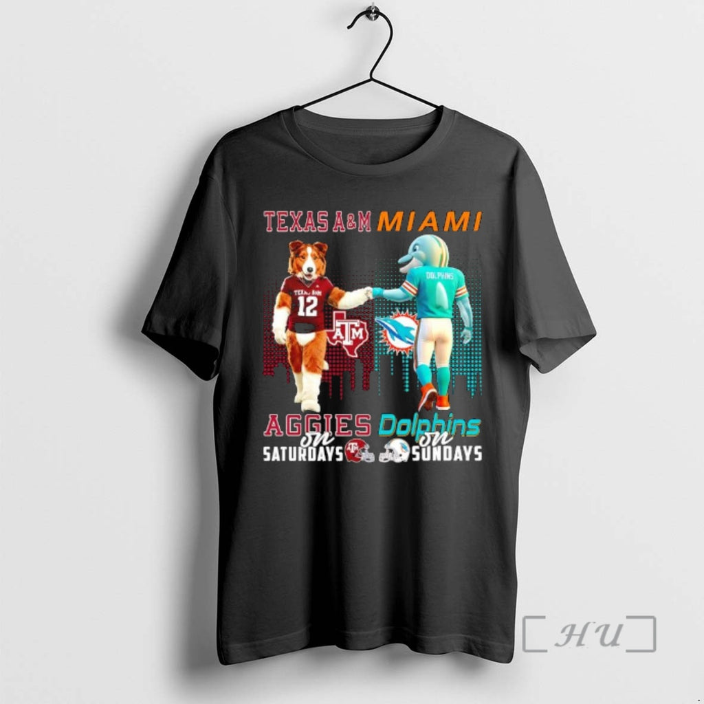 Officials Mascot Of Texas Am Aggies On Saturdays And Miami Dolphins On Sundays Premium