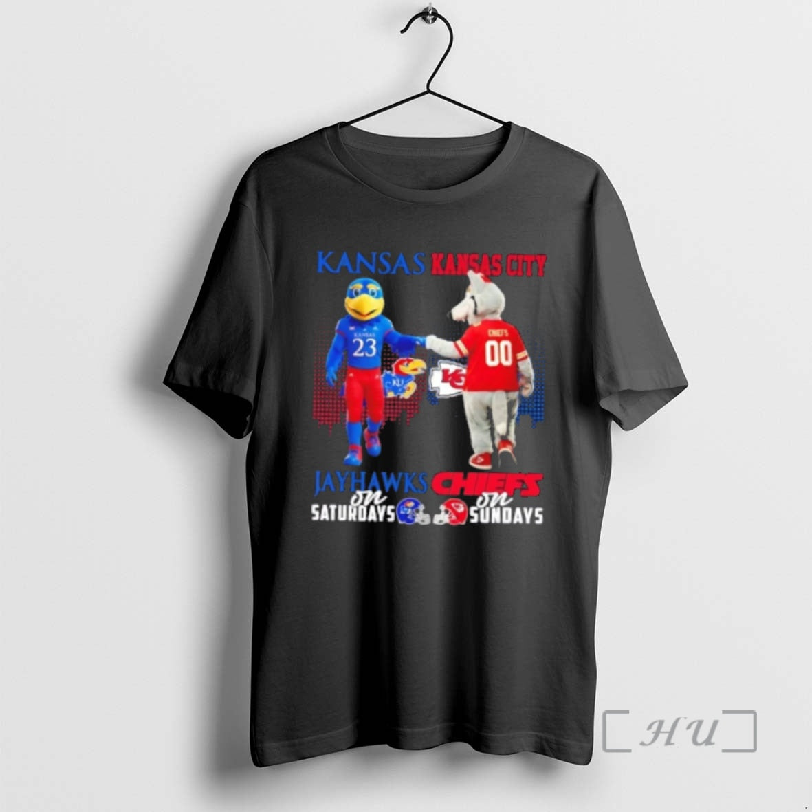 Officials Mascots Kansas Jayhawks On Saturdays X Kansas City Chiefs On Sundays Skyline Premium