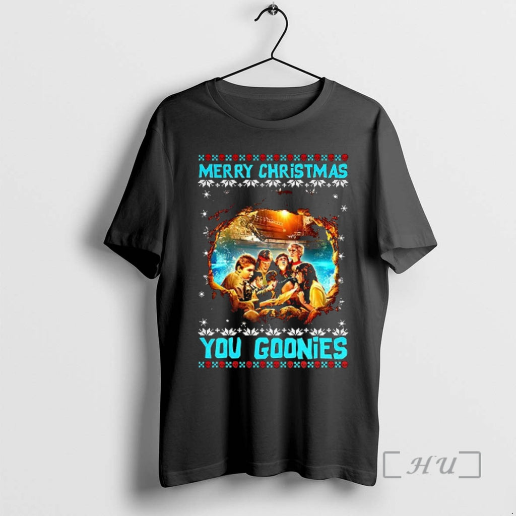 Officials Merry Christmas You Goonies Classic Adventure Ugly Xmas