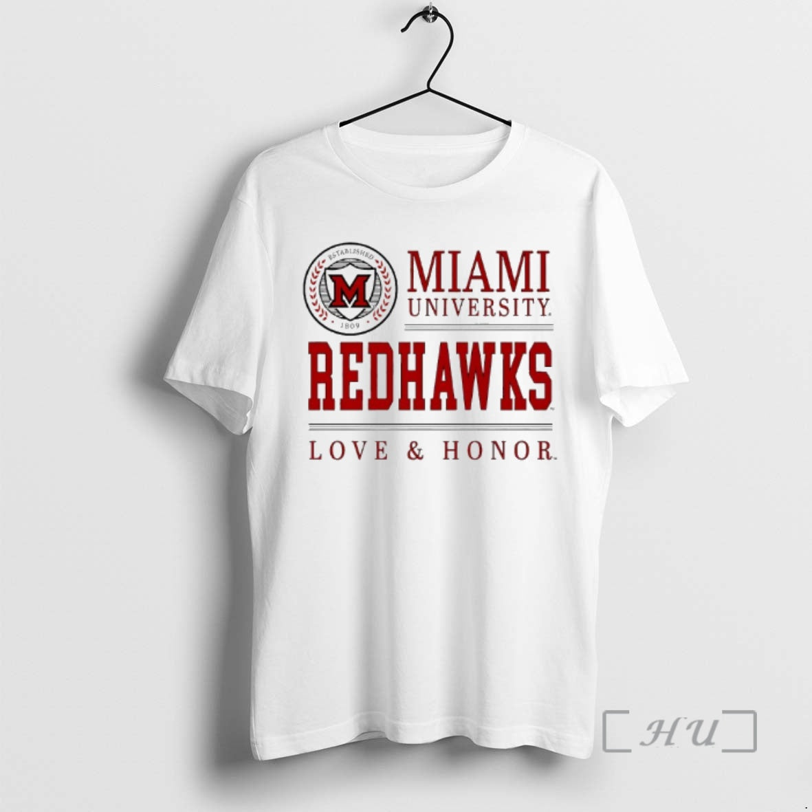 Officials Miami University Redhawks Seal Love And Honor