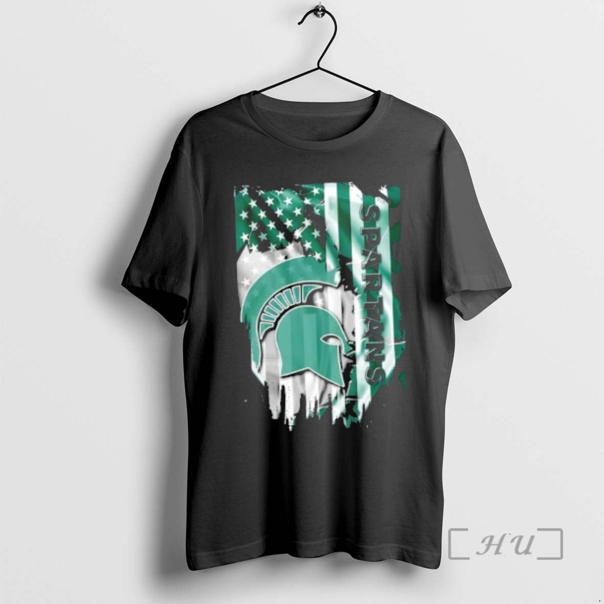Officials Michigan State Spartans Football X American Flag