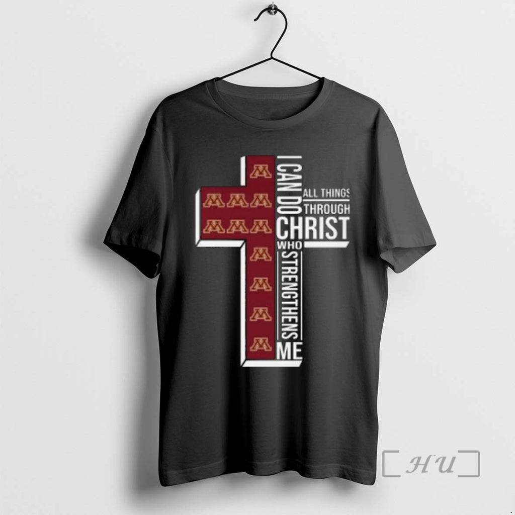 Officials Minnesota Golden Gophers I Can Do All Things Through Christ Who Strengthens Me Cross