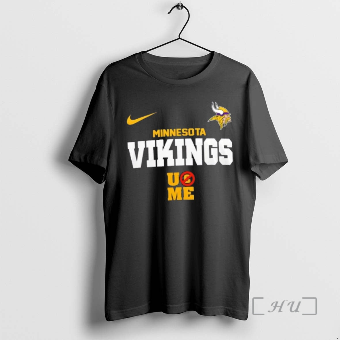Officials Minnesota Vikings X Ucme John Cena Never Give Up 2 Sided Premium T Shirts