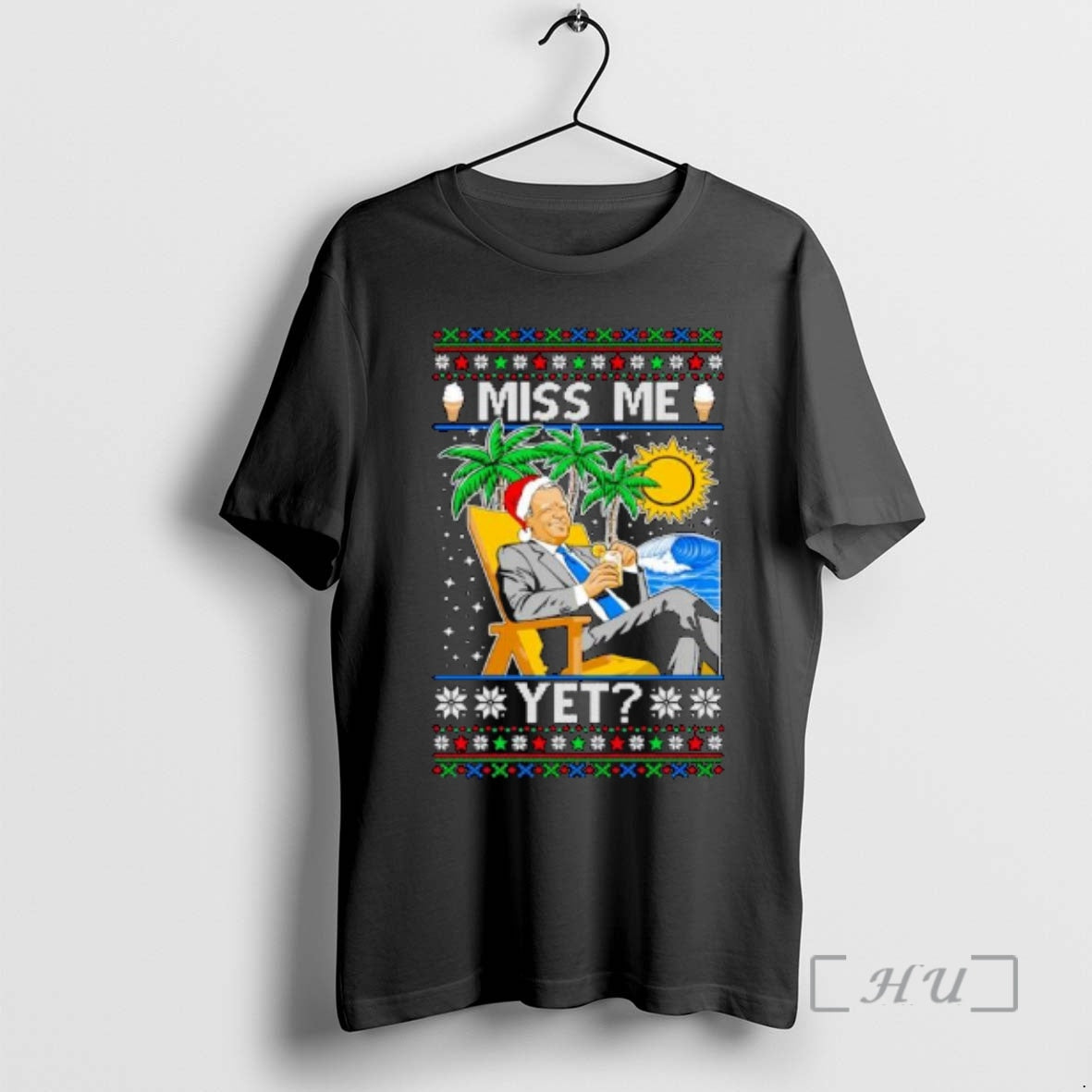 Officials Miss Me Yet Joe Biden President Usa Ugly Christmas Ornaments Premium T Shirts Sweater