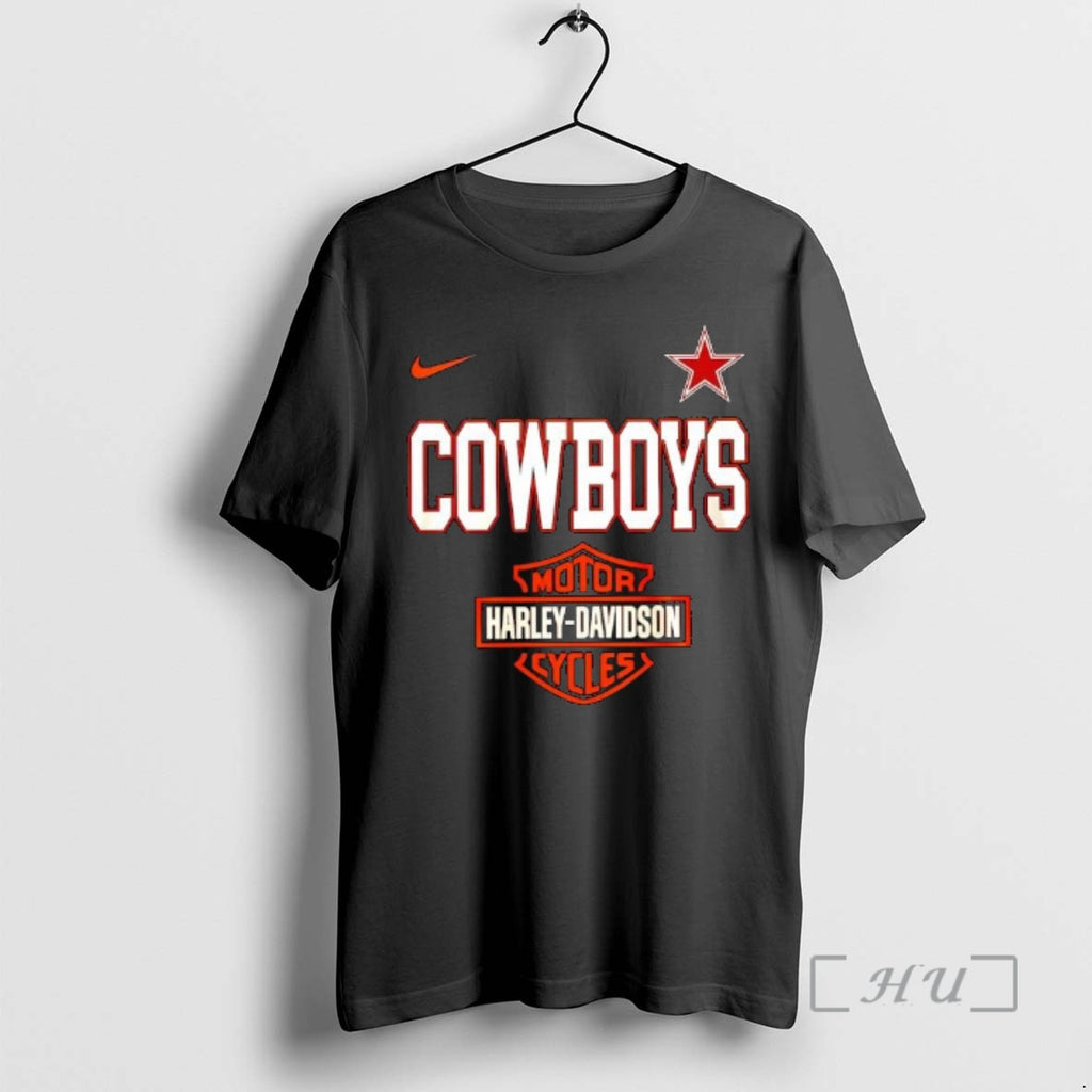 Officials Motor Cycles Harle Davidson Dallas Cowboys Logo