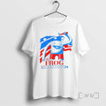 Officials Mr Frog Election 24 Patriotic Red Blue Frog Graphic
