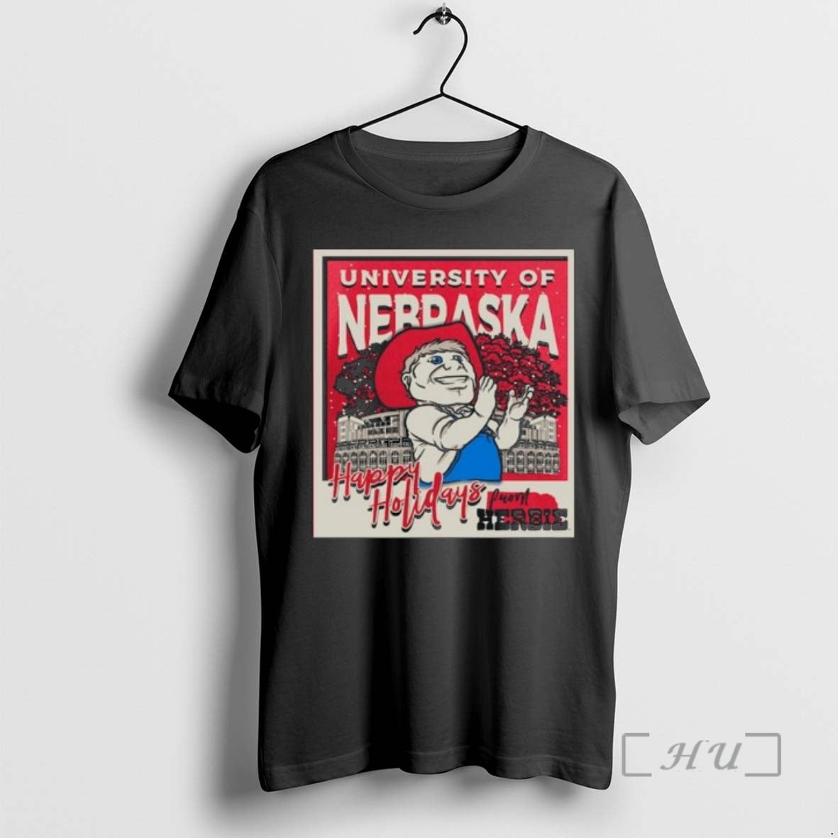 Officials Nebraska Huskers Snowy Polaroid