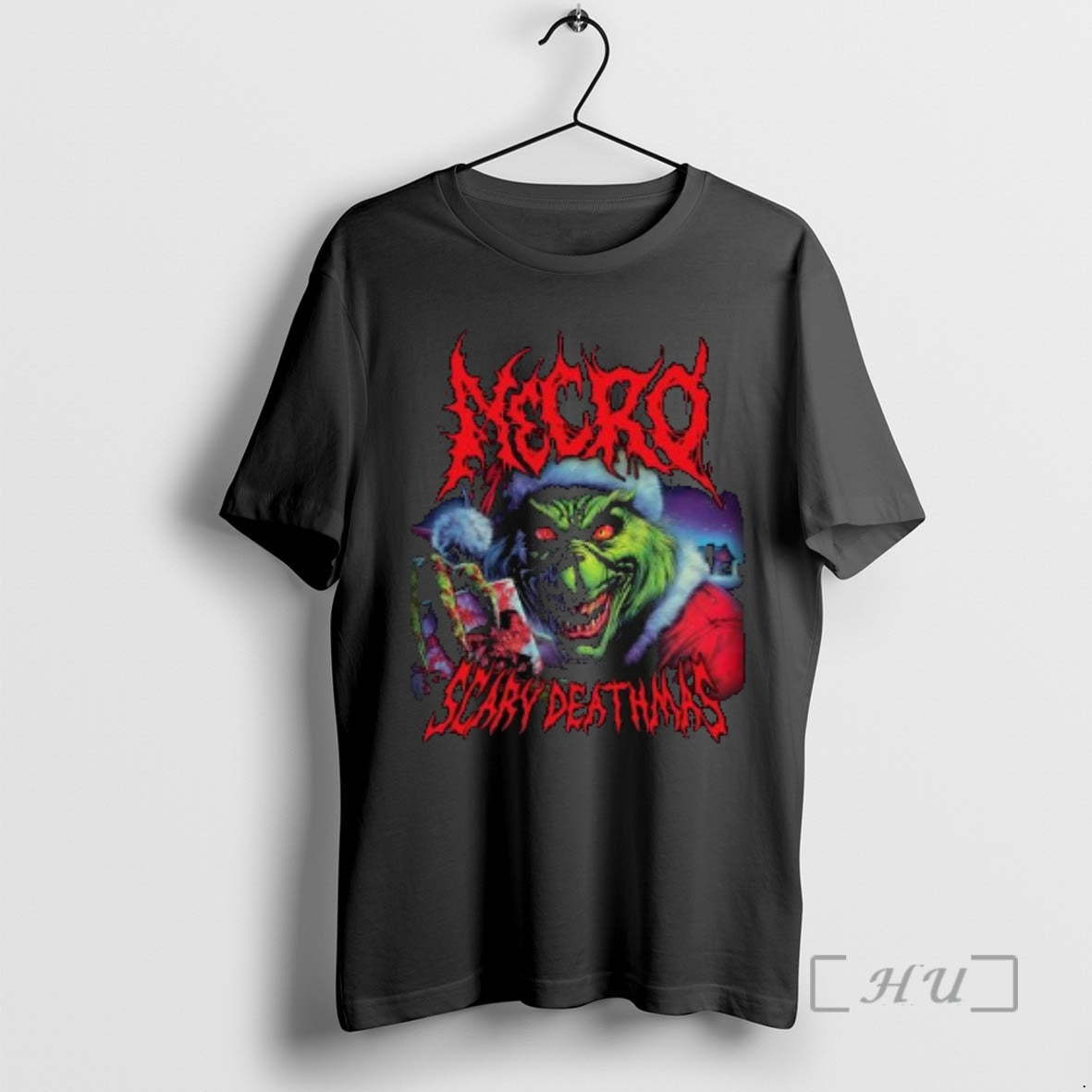 Officials Necro Grinch Scary Deathmas Circle Black