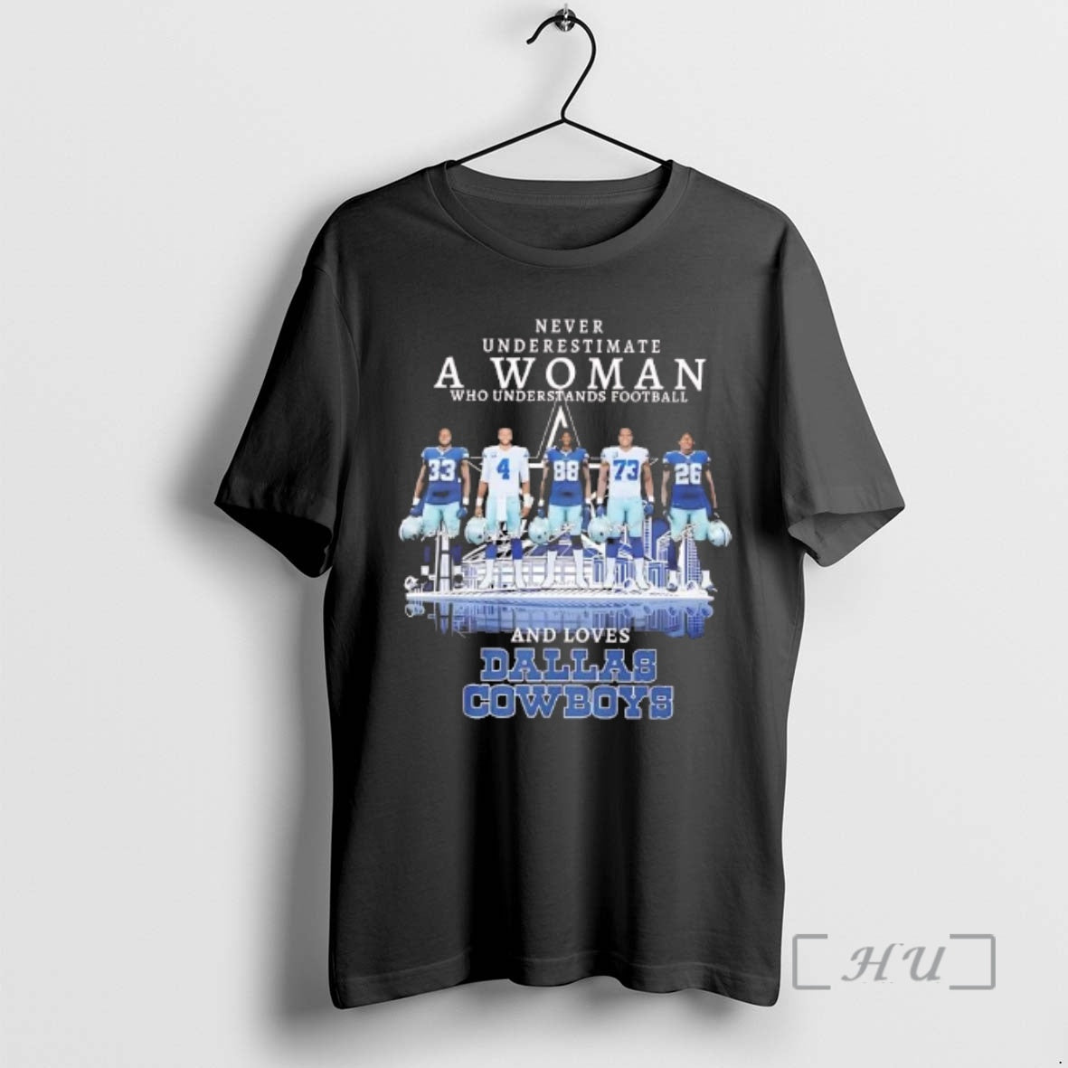 Officials Never Underestimate A Woman Understands Football Loves Dallas Cowboys
