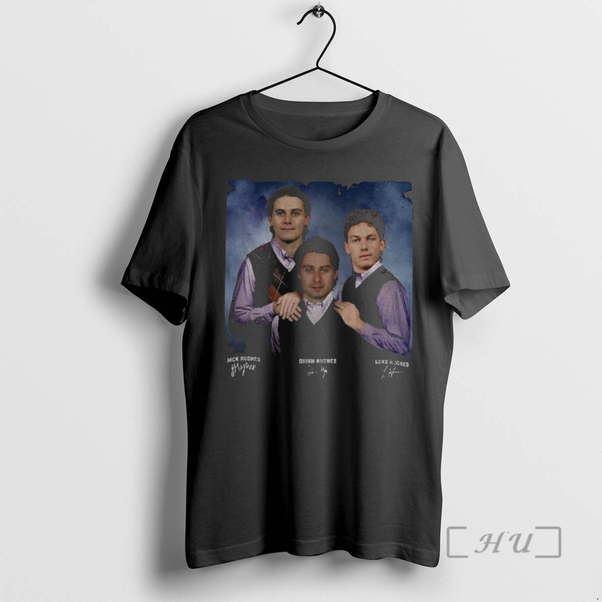 Officials New Jersey Step Brothers Jack Hughes Luke Hughes Quinn Hughes Ice Hockey Premium
