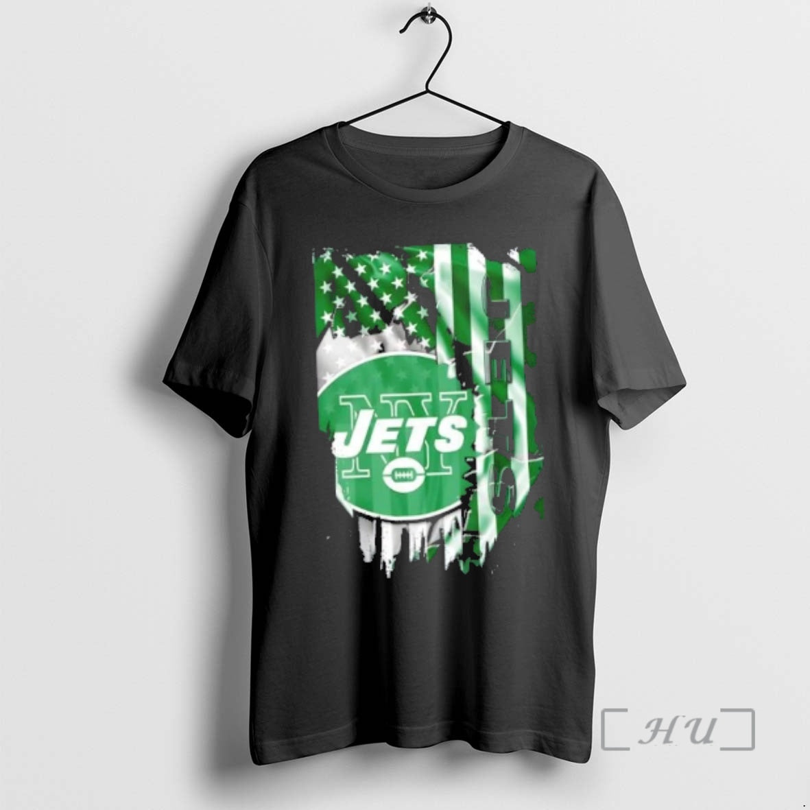 Officials New York Jets Football X American Flag