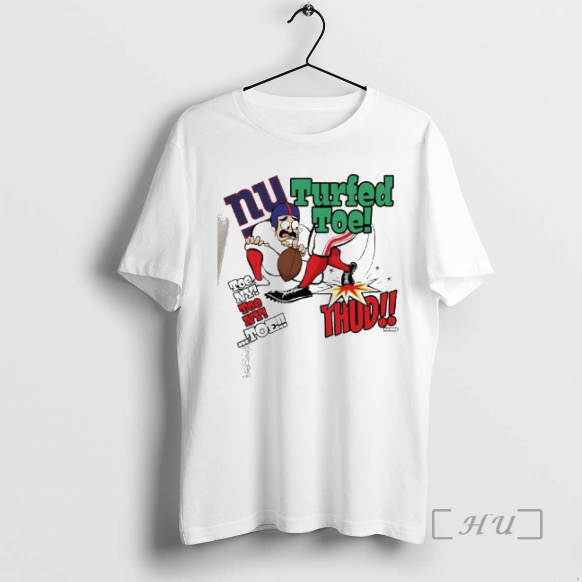 Officials Nice Turfed Toe Thud New York Giants Cartoon
