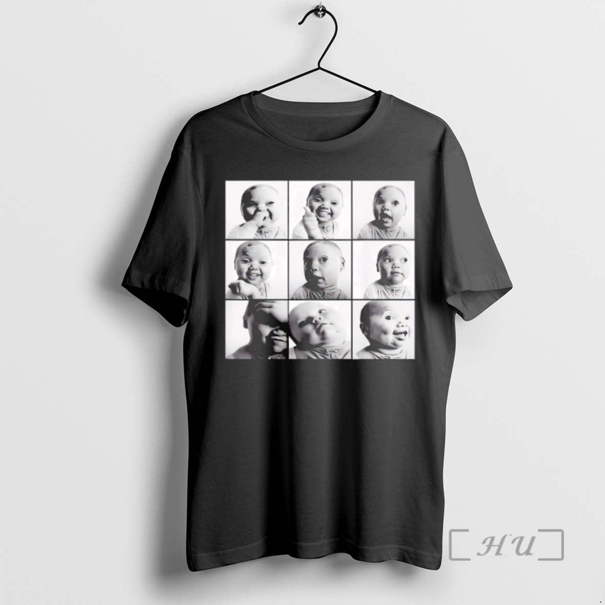 Officials Niche Baby Gen Z Meme Ai Viral Giggling Ai Laughing Premium T Shirts Sweater