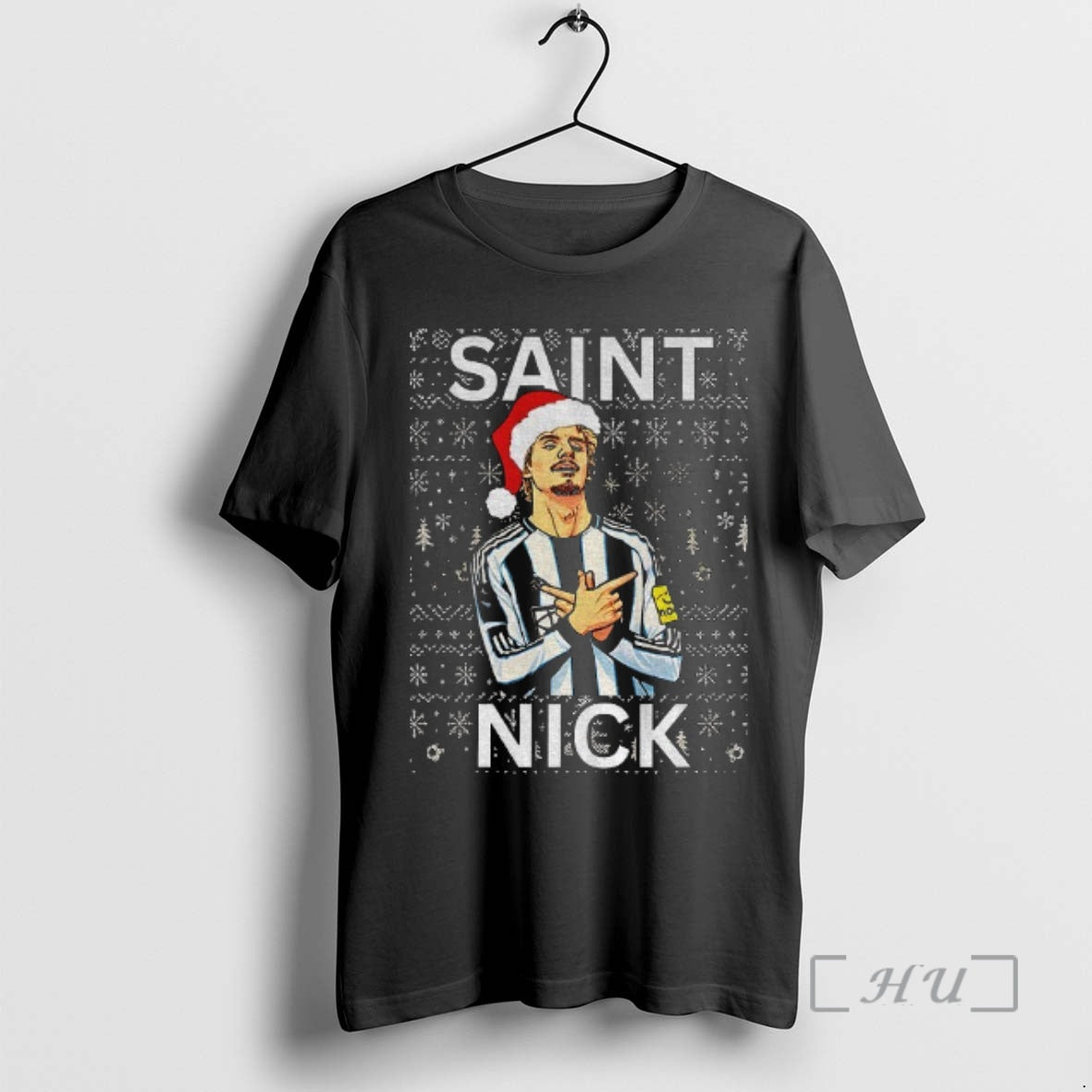 Officials Nick Woltemade Santa Hat Saint Nick Newcastle Fc Merry Christmas Premium T Shirts Sweater