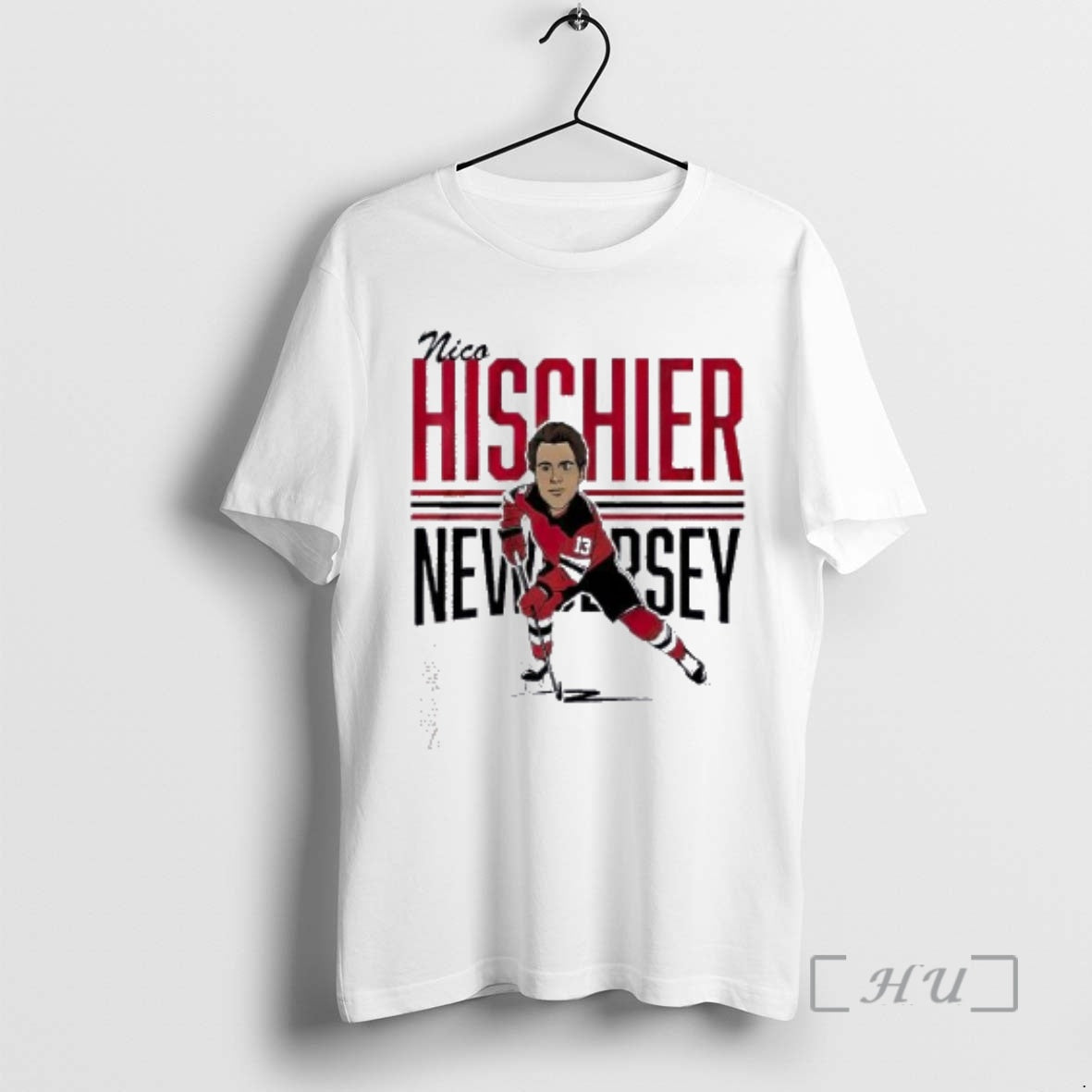 Officials Nico Hischie Center Ice Caricature
