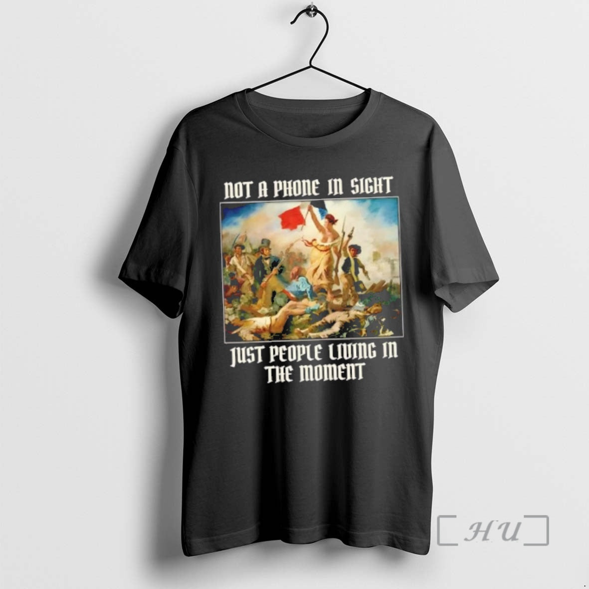 Officials Not A Phone In Sight Just People Living In The Moment Premium T Shirts