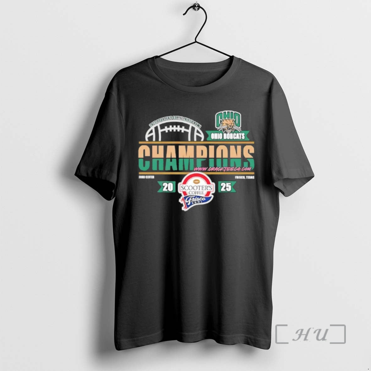 Officials Ohio Bobcats 2025 Scooters Coffee Frisco Bowl Champions Classic