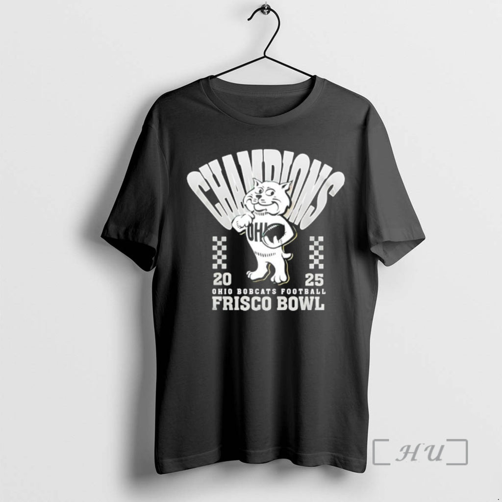 Officials Ohio Bobcats Frisco Bowl Champions 2025 Mascot
