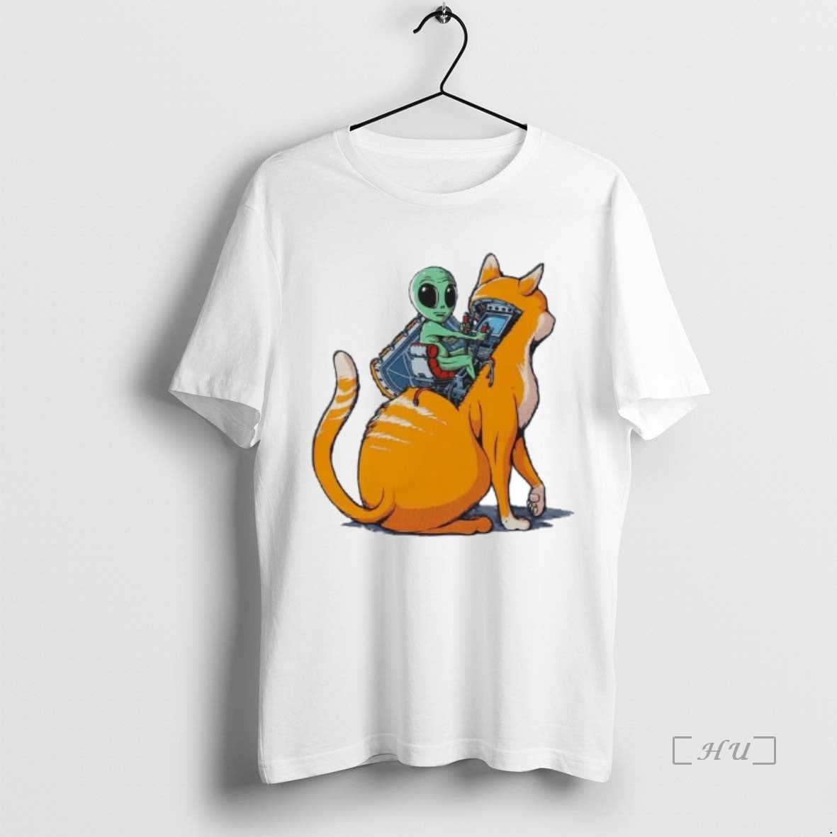 Officials Orange Cat Alien Ornaments