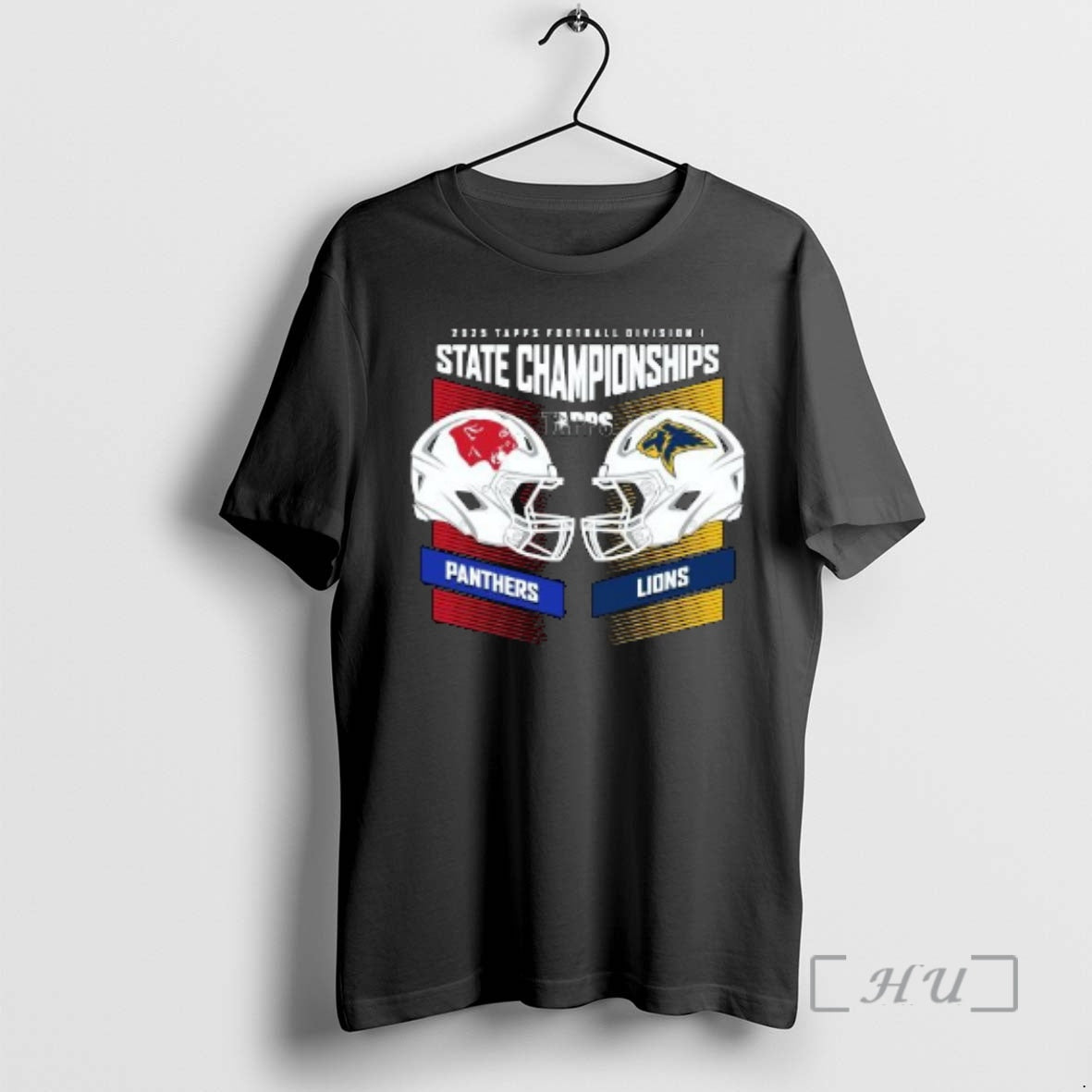 Officials Panthers Vs Lions 2025 Tapps Football State Championships H2h Div 1 Circle Black Premium