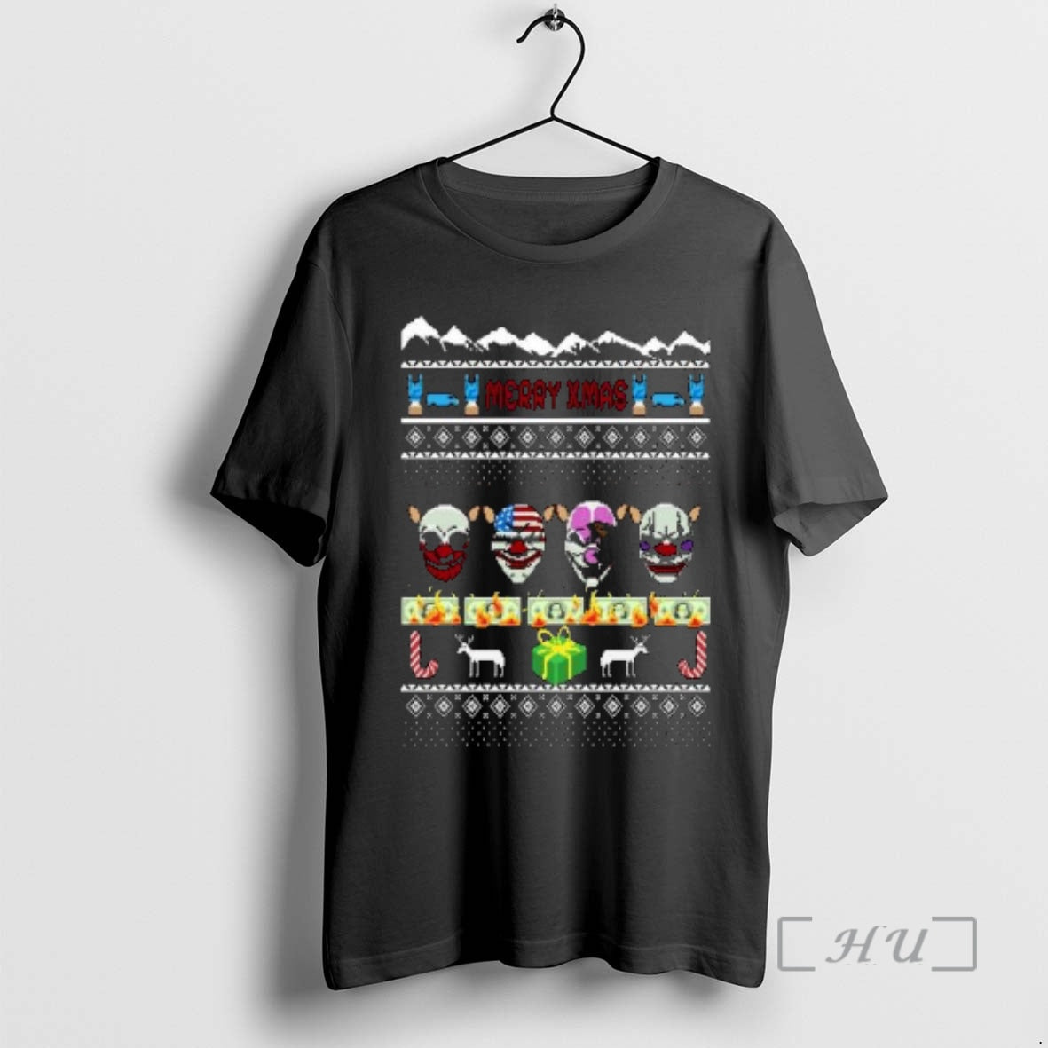 Officials Payday Black Christmas Graphic Circle Black