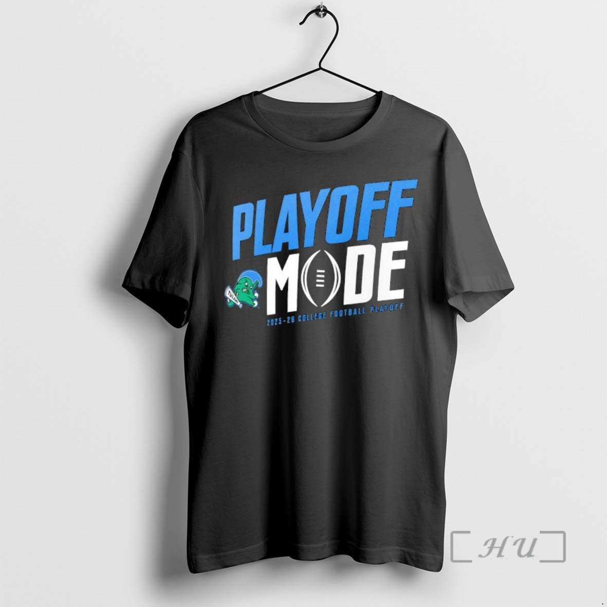 Officials Playoff Mode Tulane Green Wave 2025 2026 College Football Playoff Logo Premium T Shirts