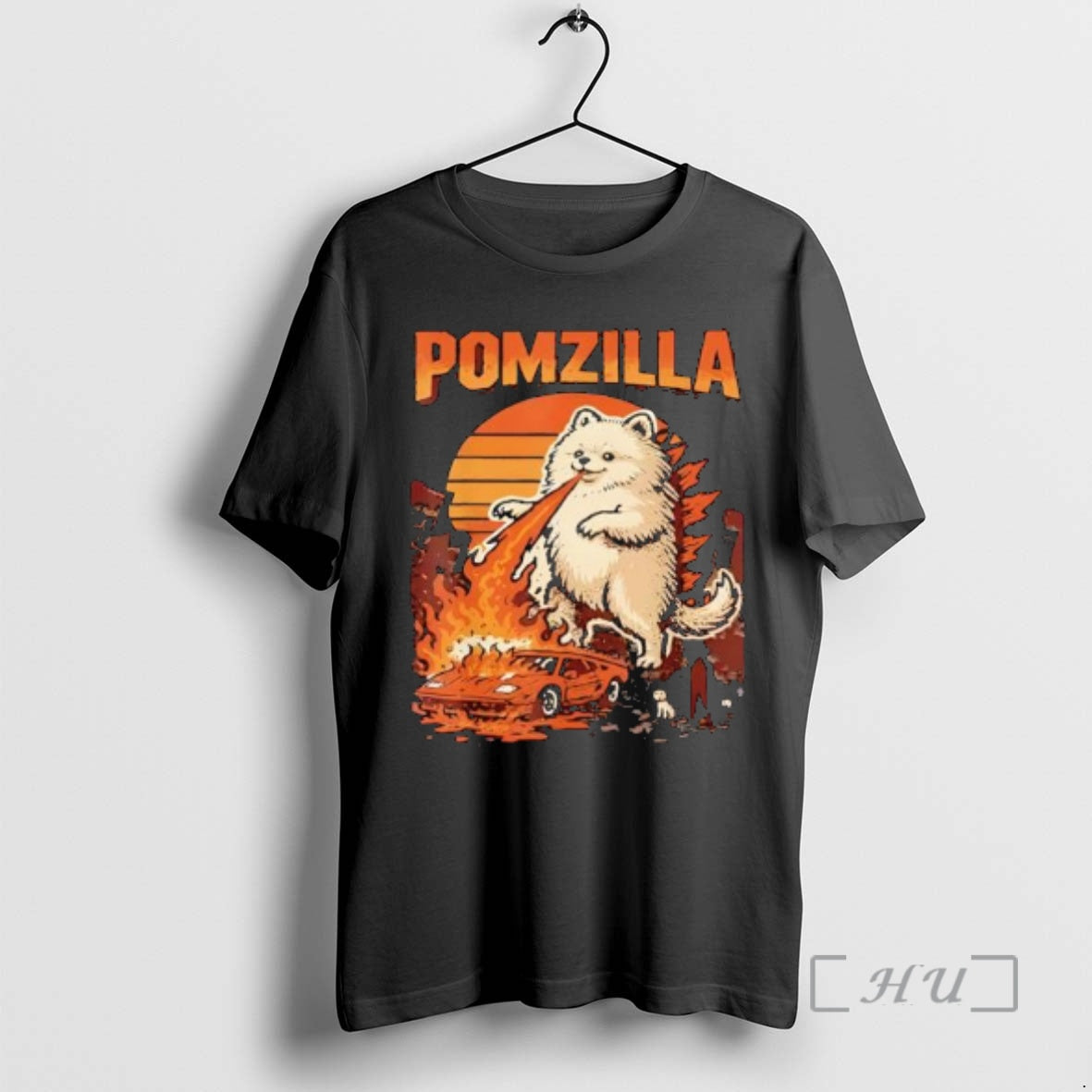 Officials Pomzilla Pomeranian Godzill Dog Monster Pom Dog Lover