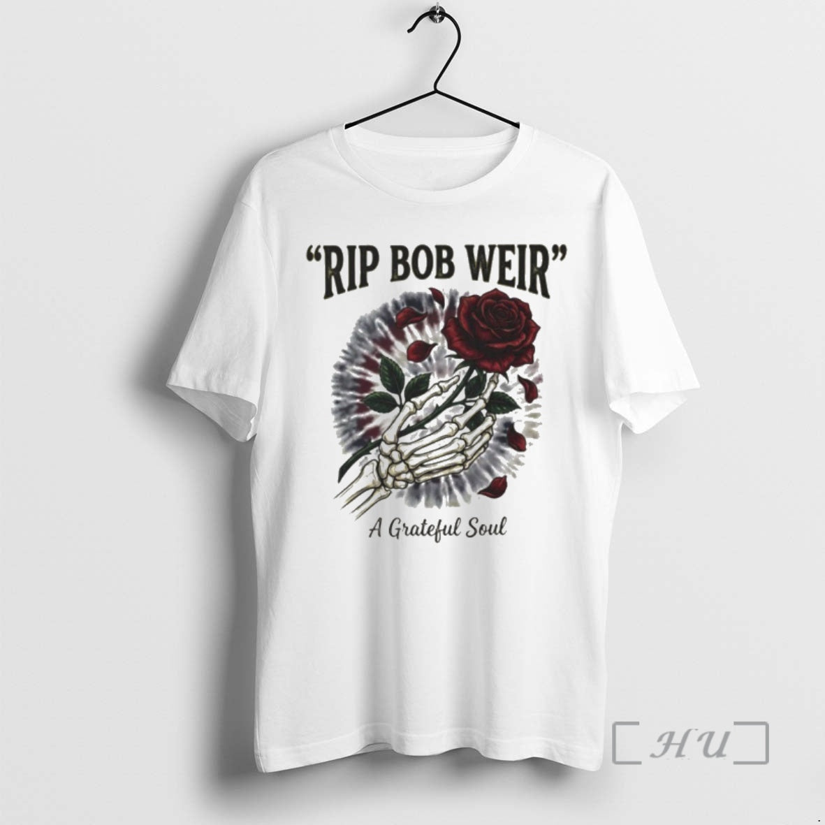 Officials Rip Bob Weir A Grateful Soul Grateful Dead Skull Rose Premium T Shirts Sweater