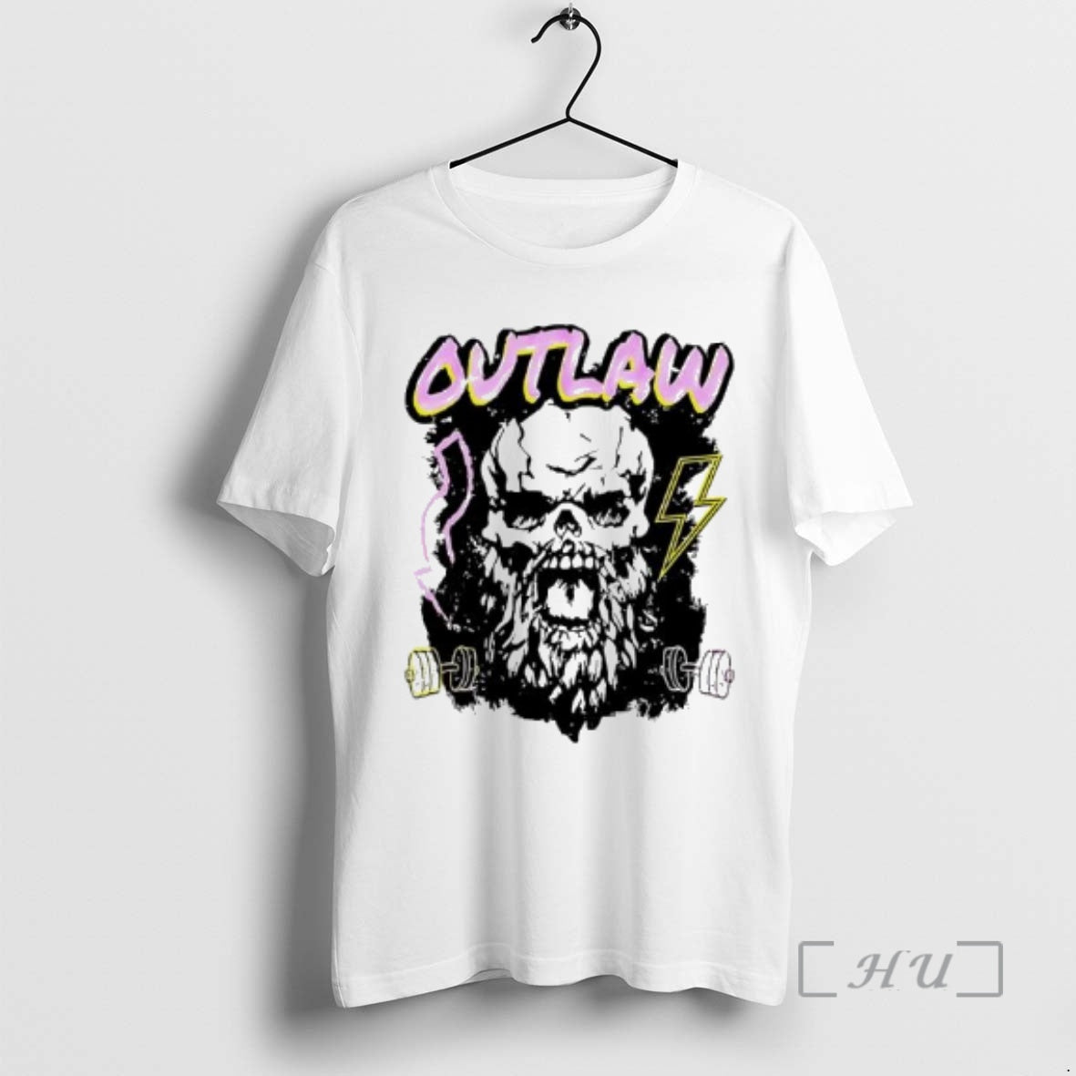 Officials Retro Outlaw Skull Graphic