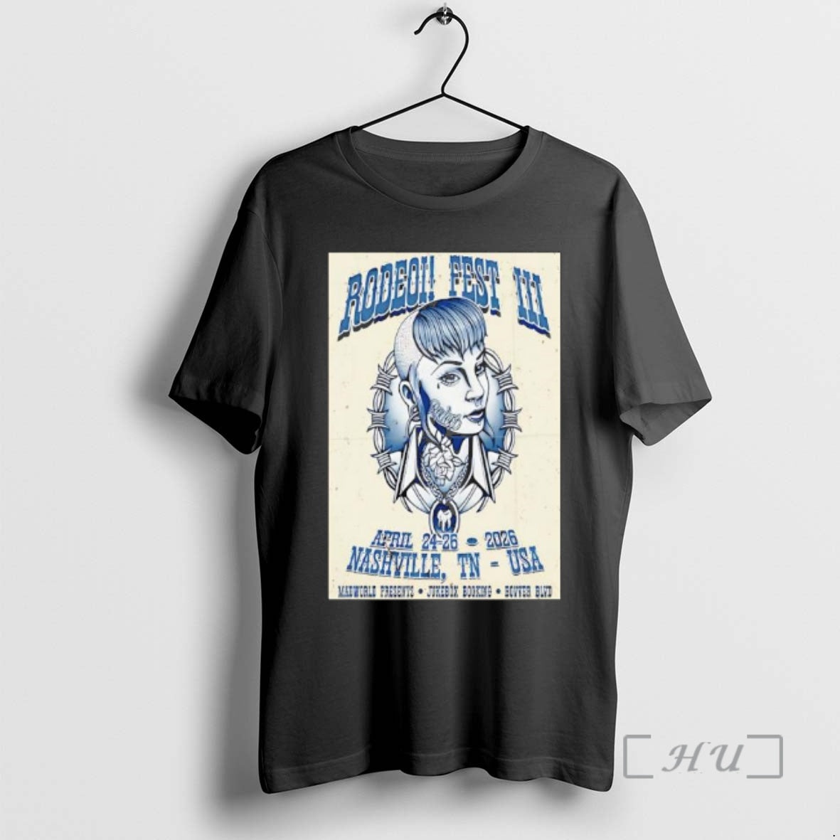 Officials Rodeoi Fest 3 In Nashville Tn On Apr 24th 26th 2026 Premium T Shirts