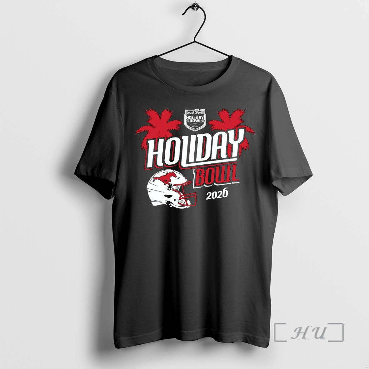 Officials Smu Mustangs 2026 Holiday Bowl Helmet