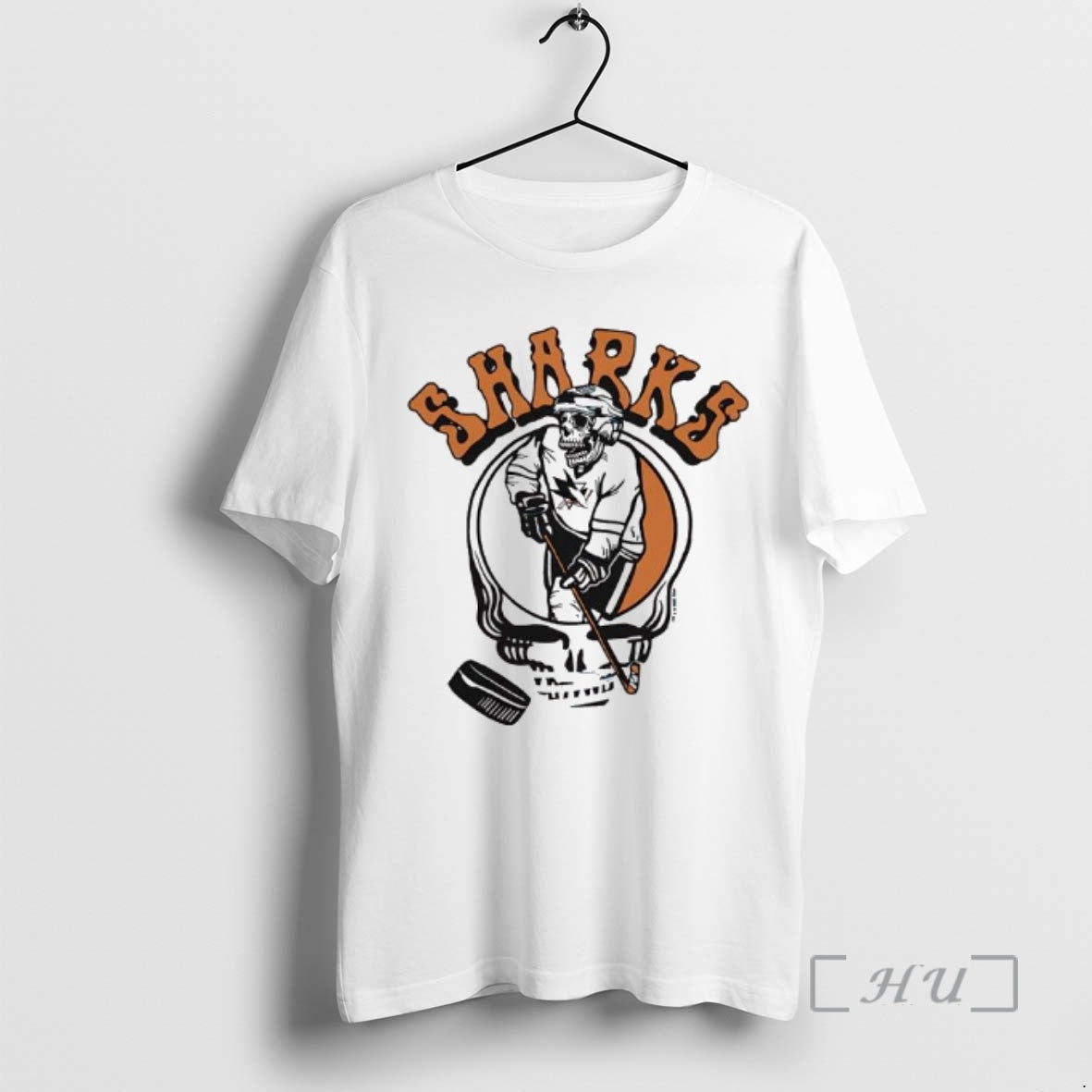 Officials San Jose Sharks Homage Grateful Dead Player Logo