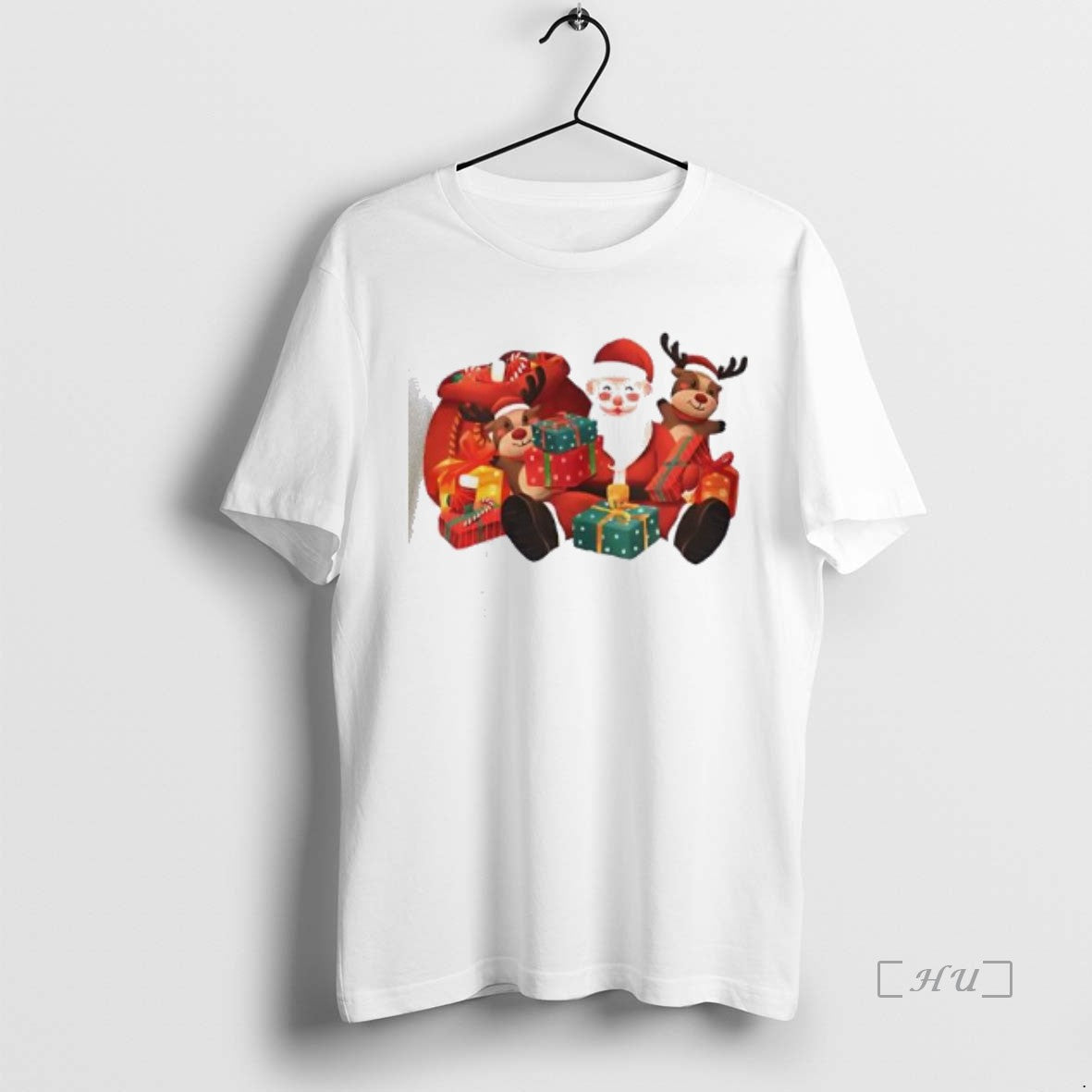 Officials Santa And Reindeer Christmas Cute Cartoon