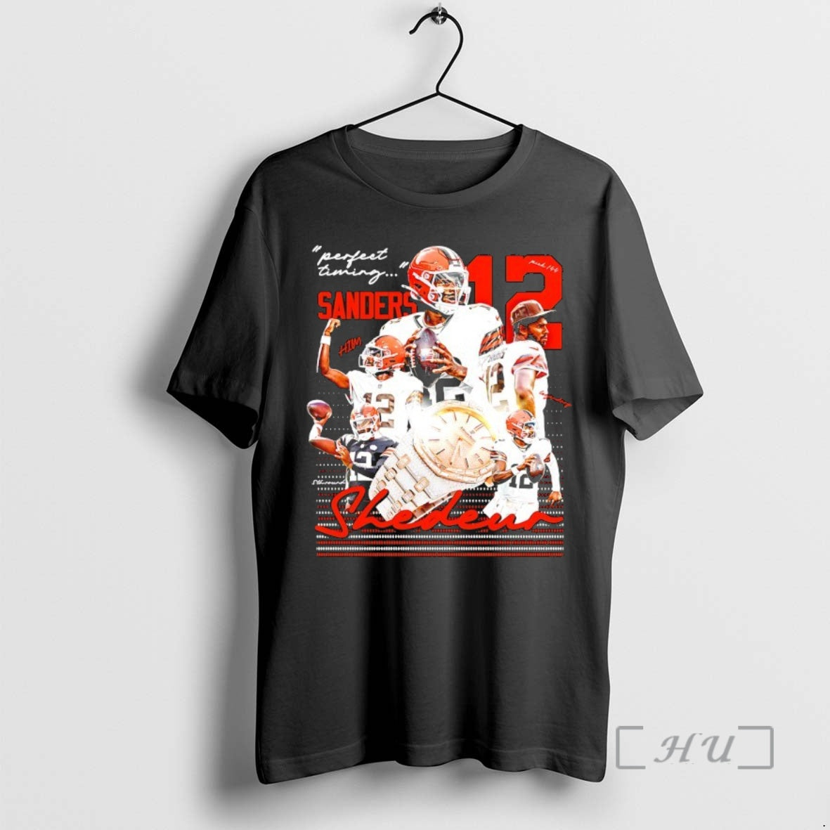 Officials Shedeur Sanders 12 Cleveland Bronws Perfect Timing Graphic