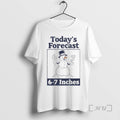 Officials Snowman Todays Forecast 6 7 Inches Ornaments