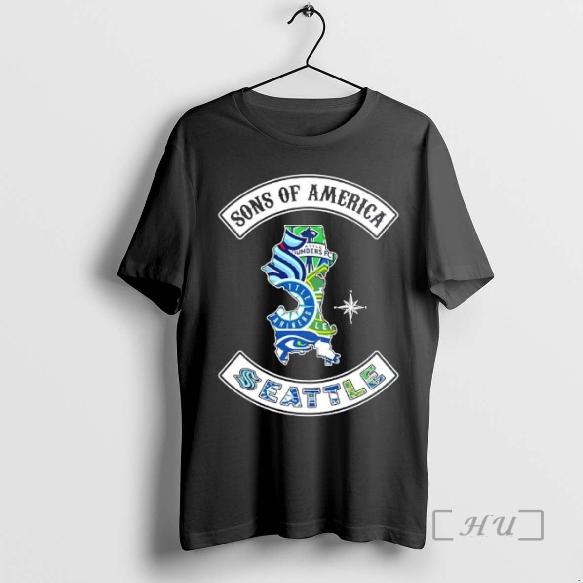 Officials Son Of America Seattle Map Sports Logos Combine