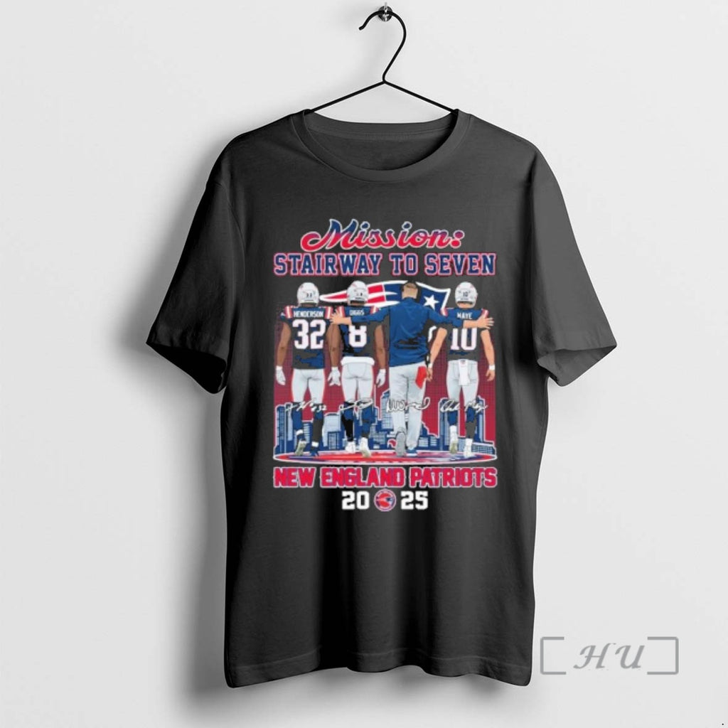 Officials Stairway To Seven Ne Patriots 2025 2025 Afc East Champions Premium T Shirts Sweater