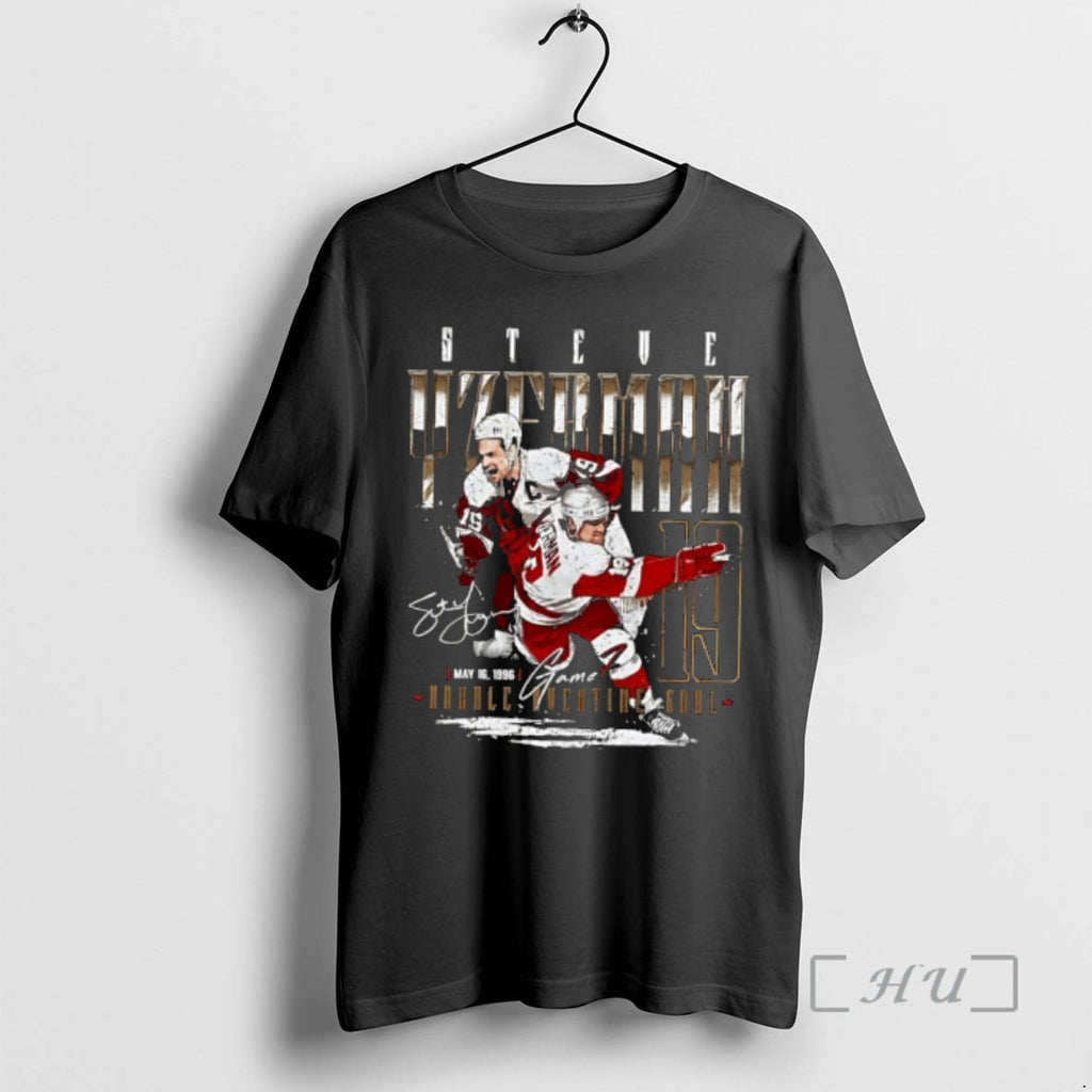Officials Steve Yzerman Detroit Game 7 1996 Hockey Player