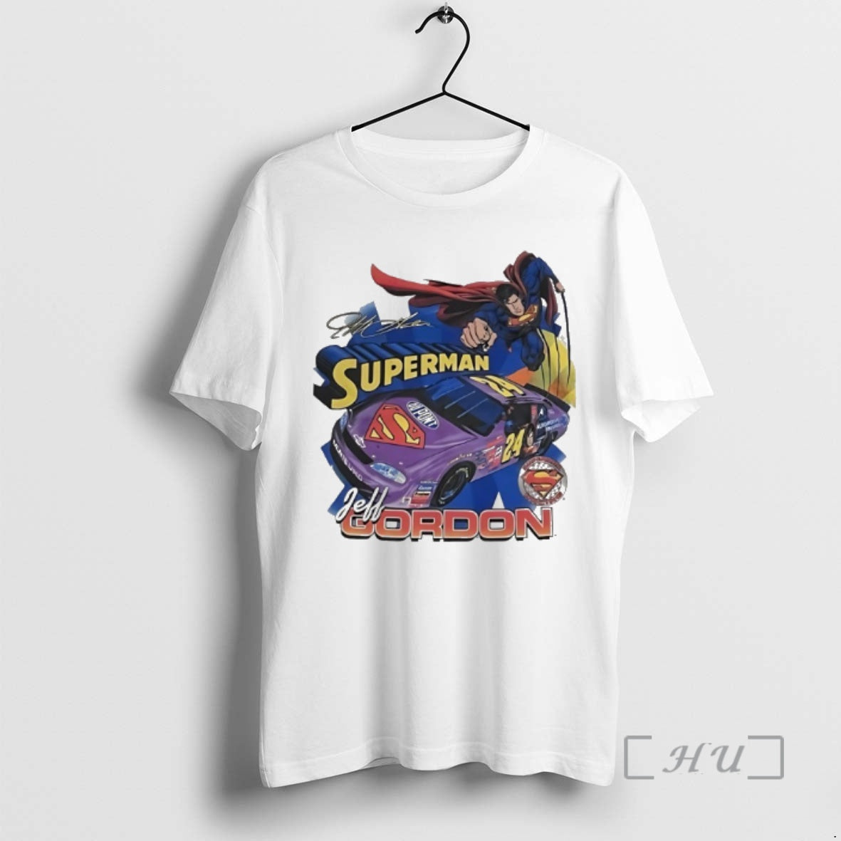 Officials Superman X Jeff Gordon Nascar 90s Racing Signature Vintage