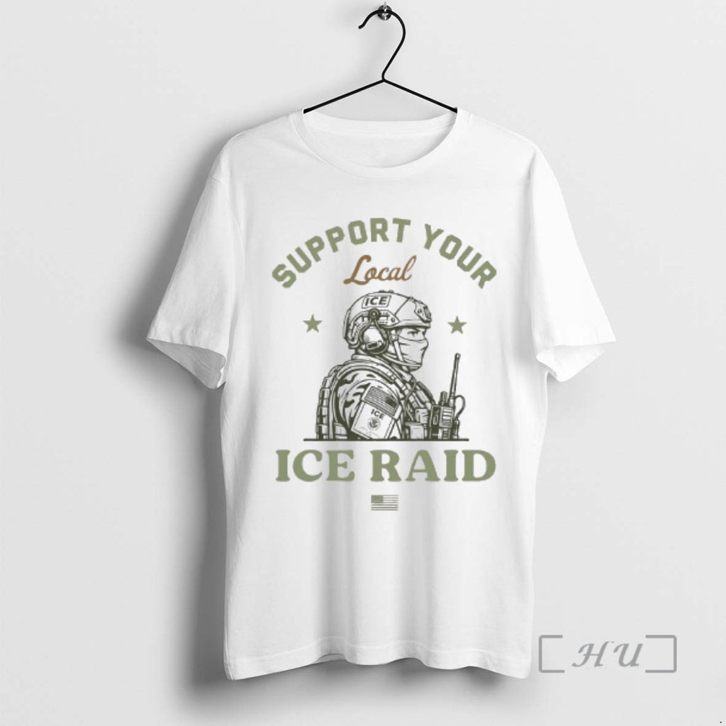 Officials Support Your Local Ice Raid Customs Enforcement Agency U S Premium T Shirts Sweater