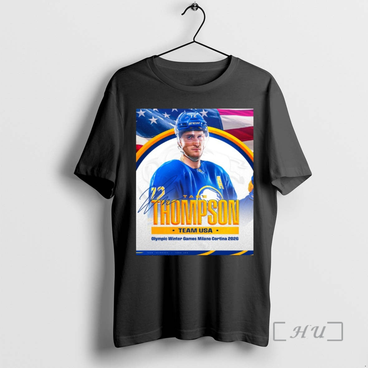 Officials Tage Thompson Team Usa Olympic Winter Games Milano Cortina 2026 Signature Premium T Shirts