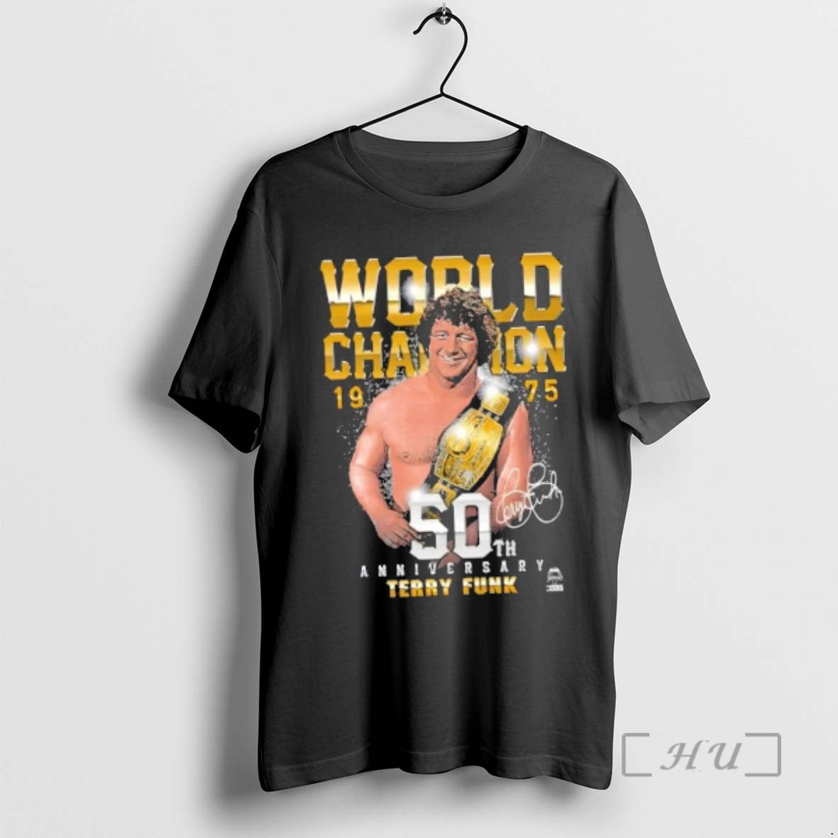 Officials Terry Funk World Champion 50th Anniversary Signature