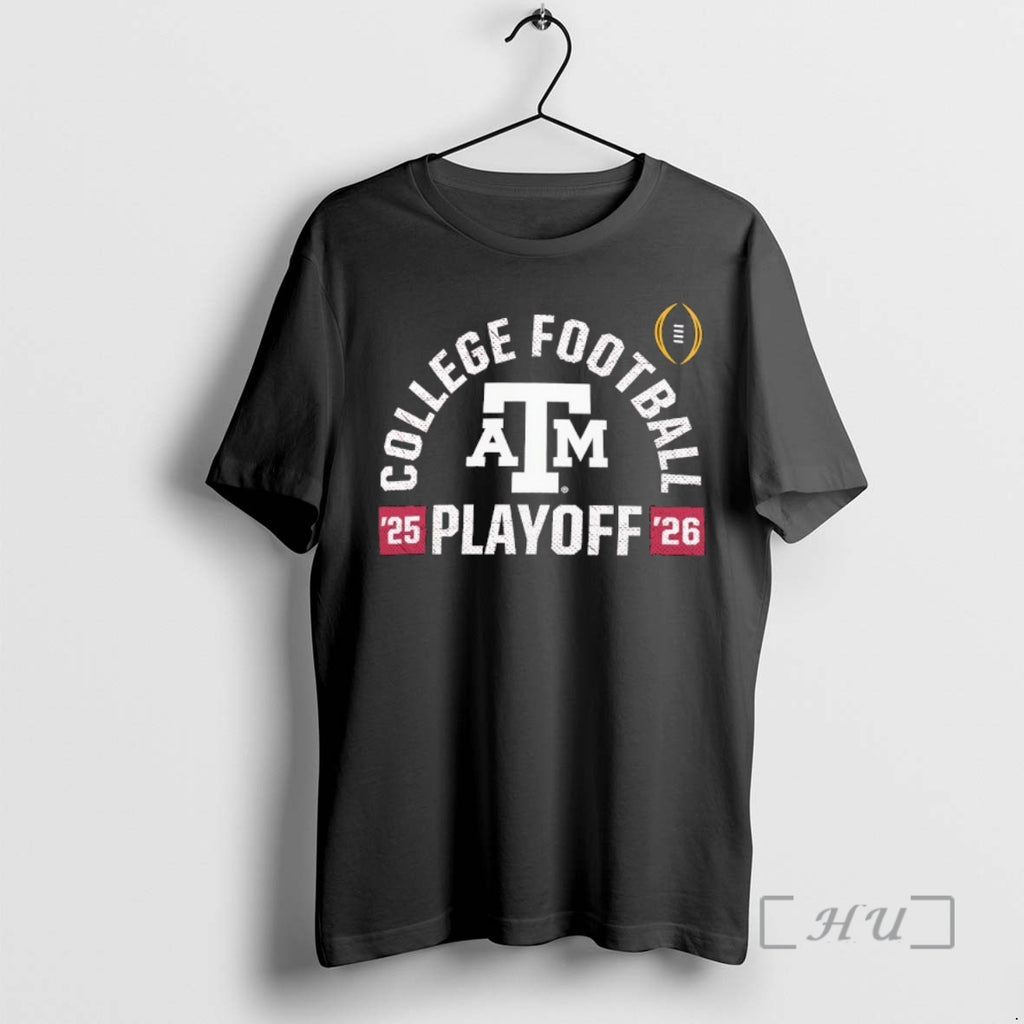 Officials Texas A And M Aggies 2025 2026 College Football Playoff Touchdown Premium T Shirts
