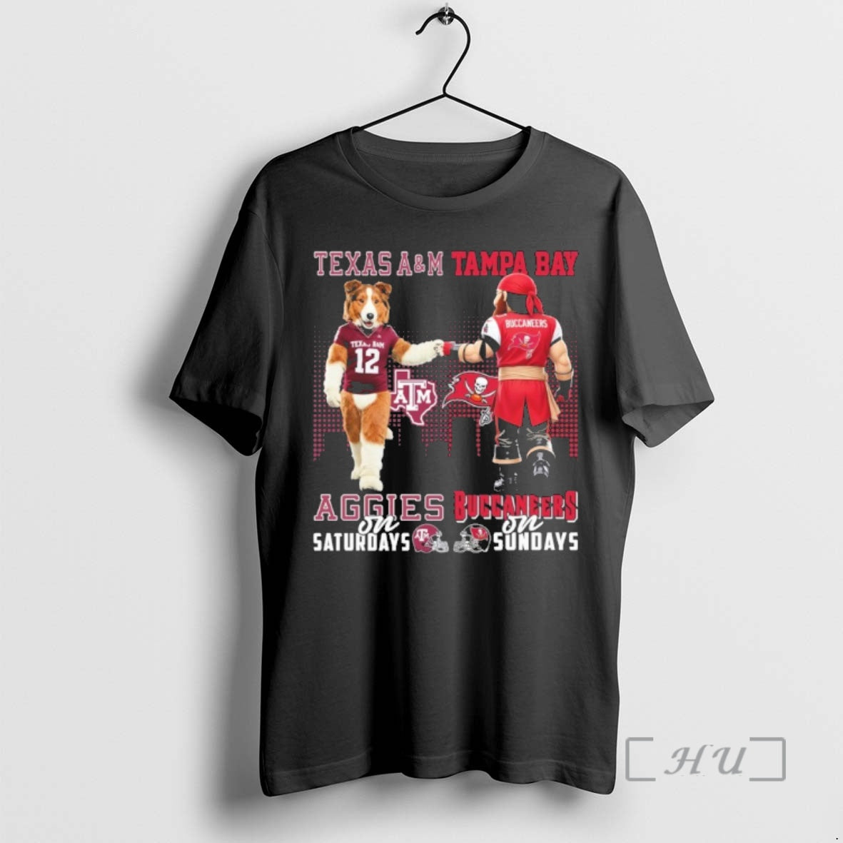 Officials Texas Am And Tampa Bay Buccaneers Mascot On Saturdays And On Sundays Premium